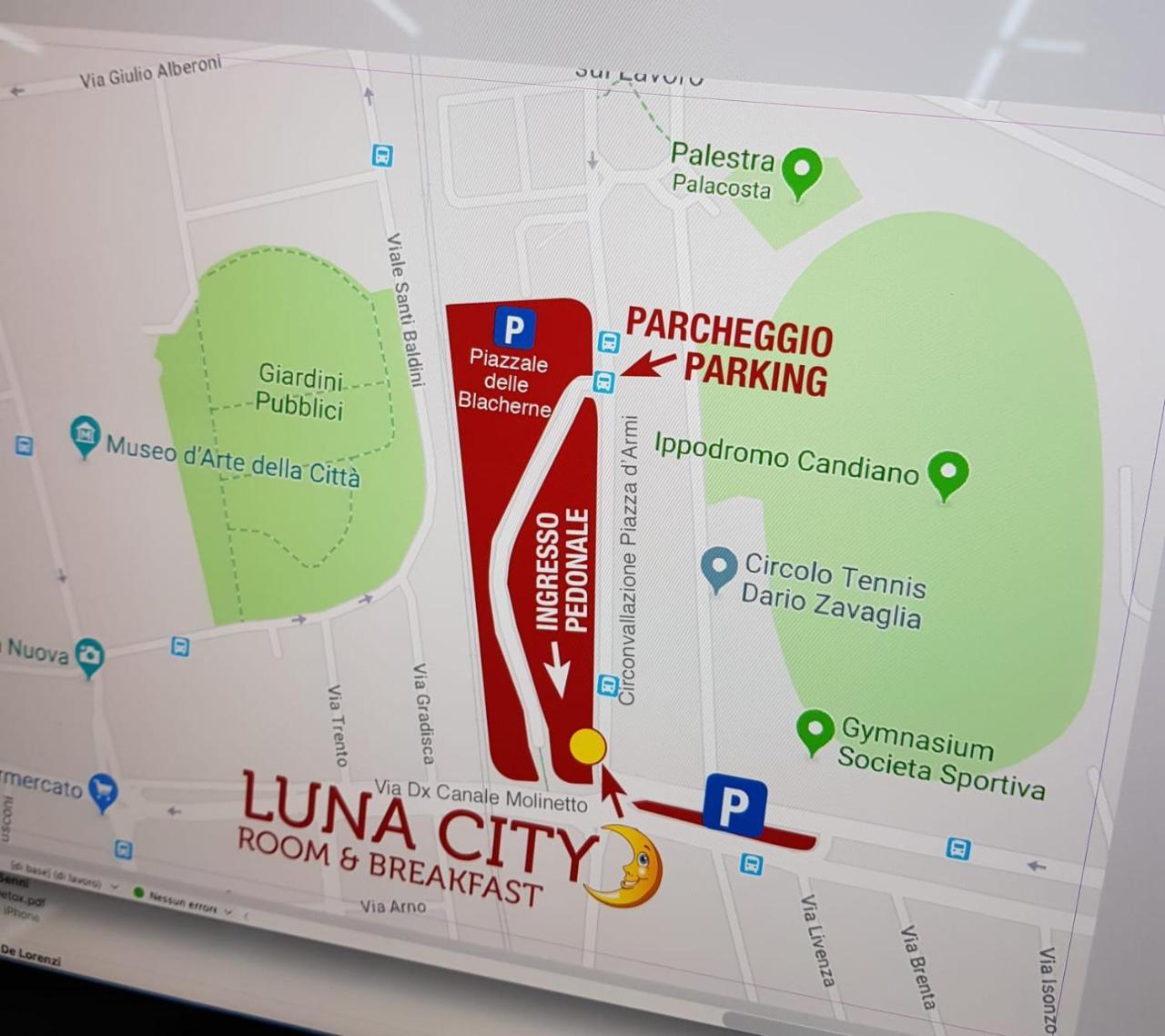 Luna City Ravenna Luaran gambar